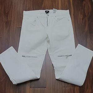 H&M MEN'S WHITE JEANS